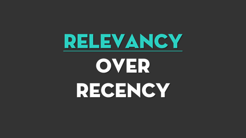 Unlocking the Relationship between Social Media and Business Success - relevancy over recency