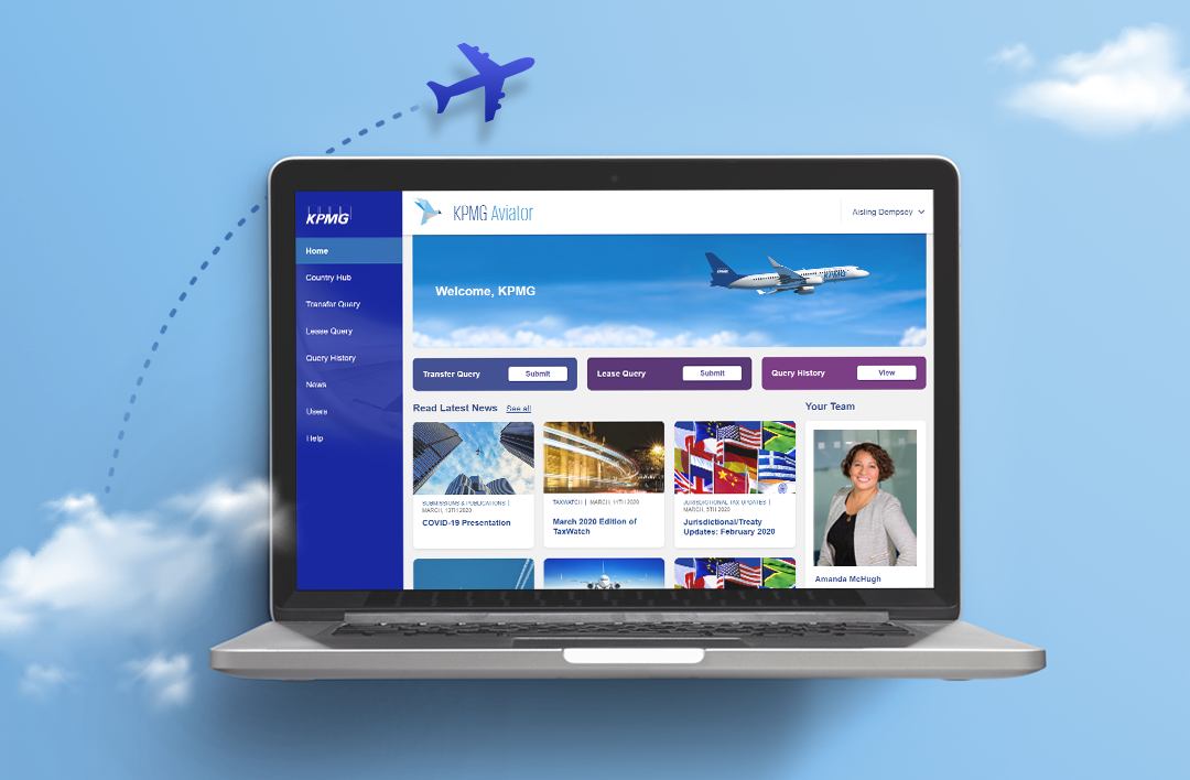 Digitally transforming KPMG aviation portal