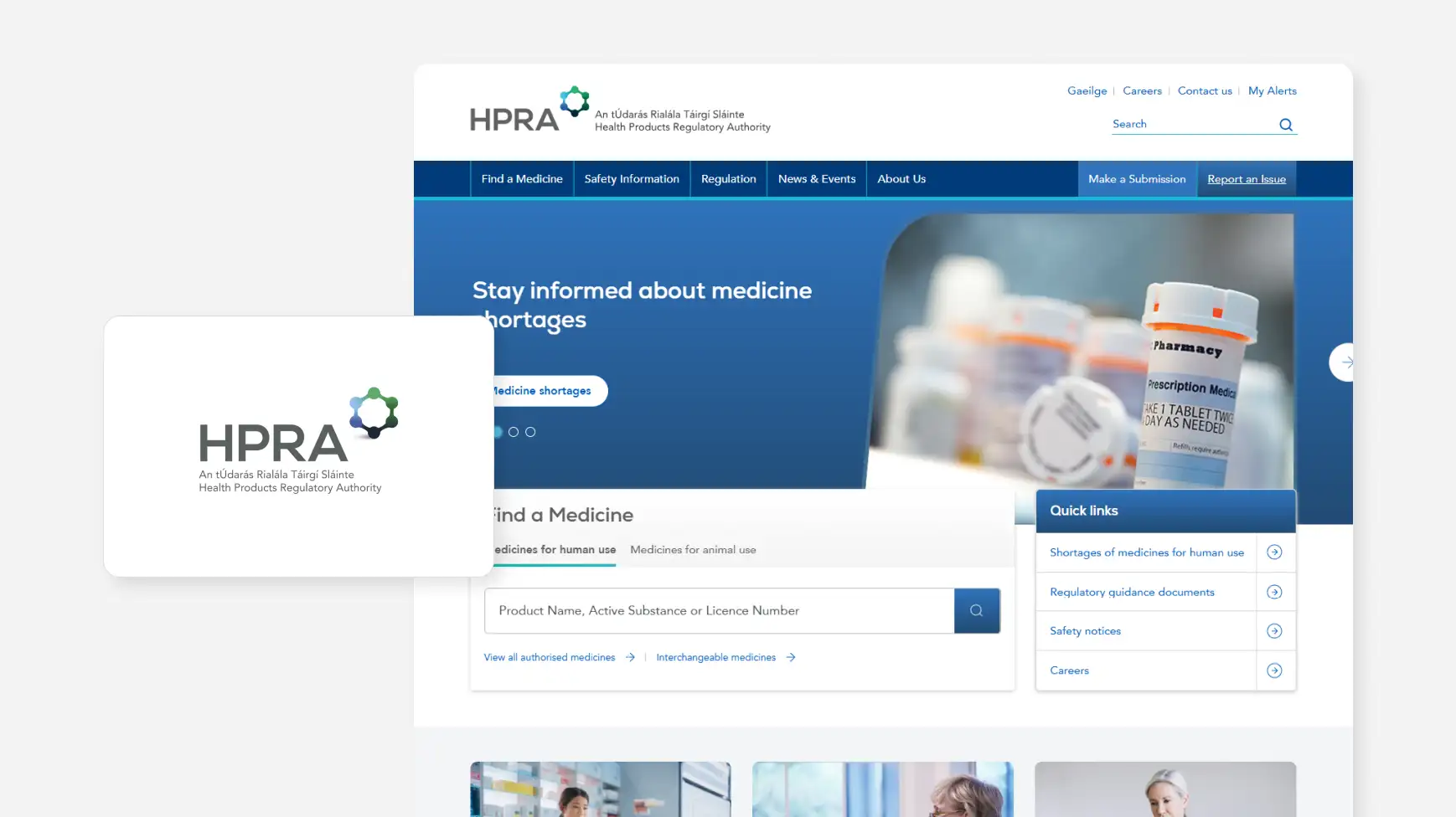 HPRA - Website Design and Development