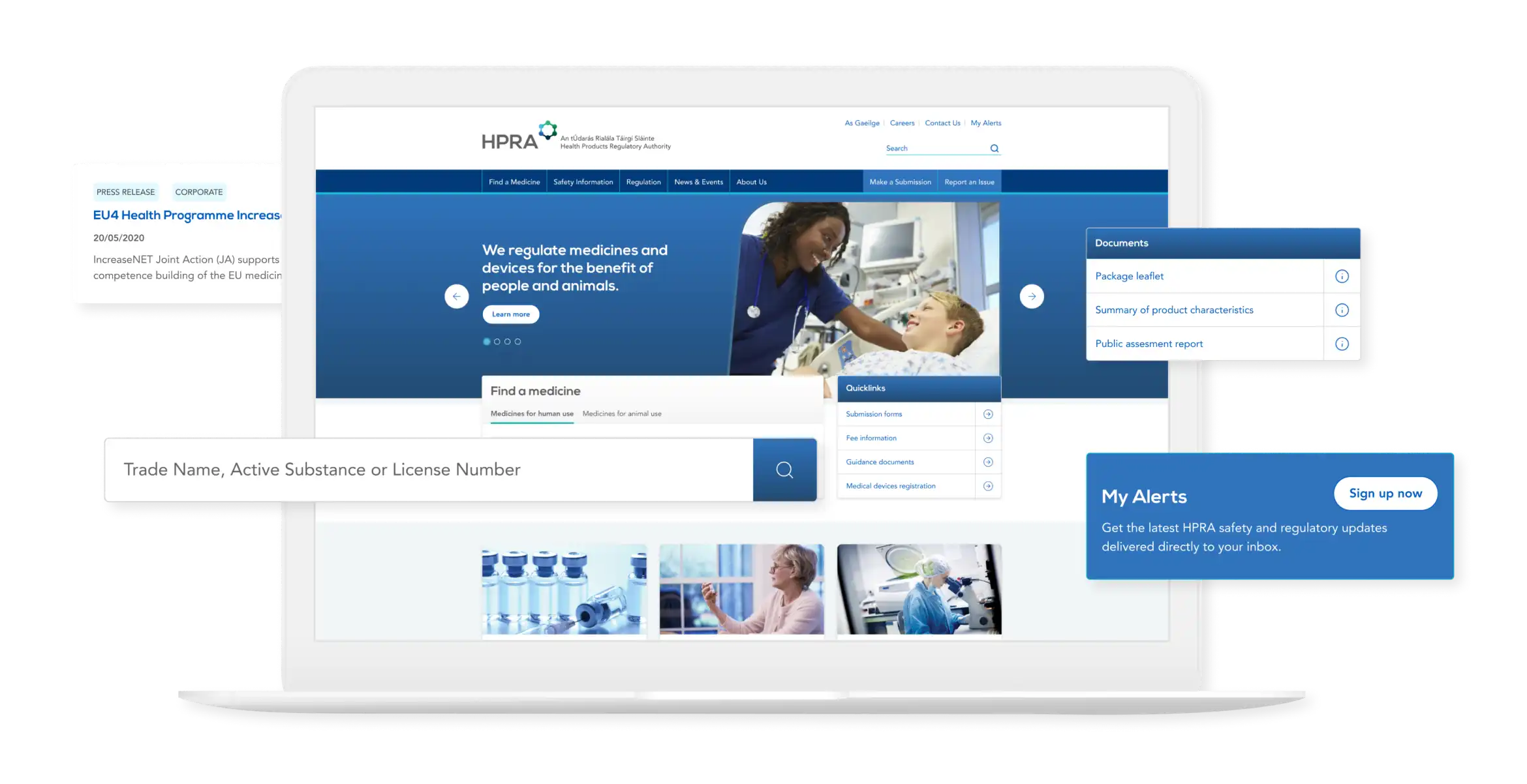 HPRA - Website Development