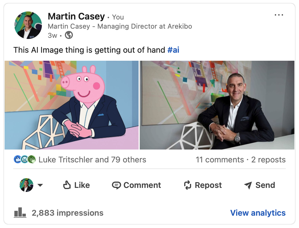 Martin Casey - Peppa Pig AI