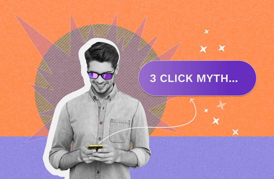 UX Tips - The 3 click rule