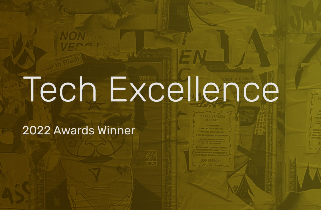 Tech Excellence 2022 Digital Strategy Partner Winner