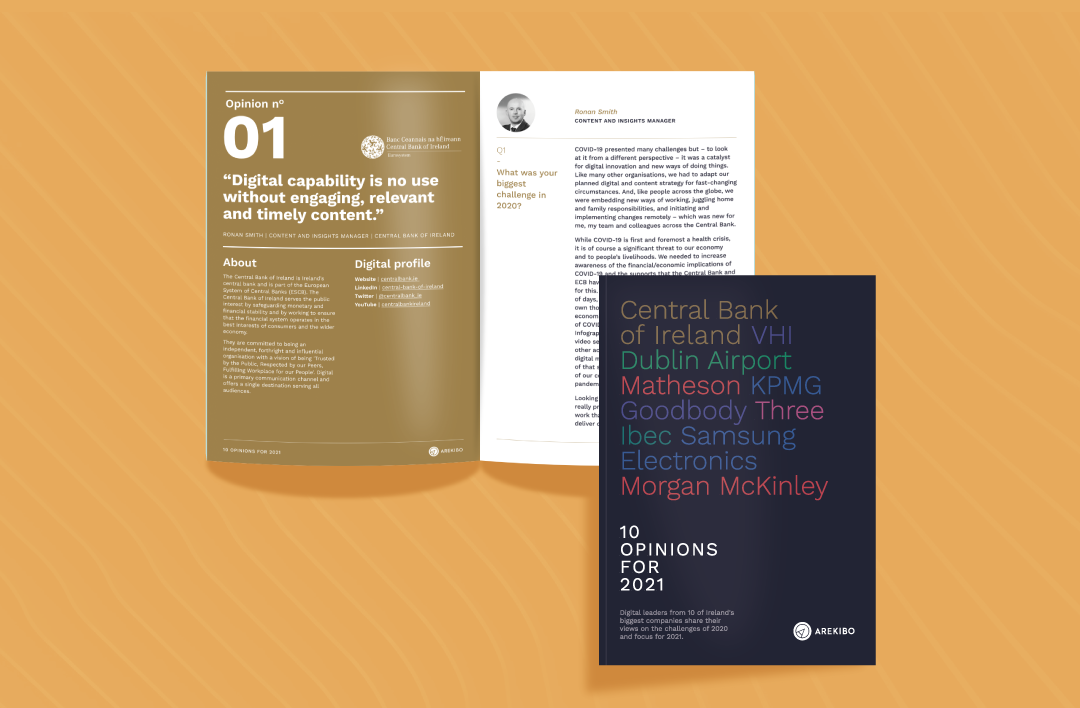 Interview with Ronan Smith, Content and Insights Manager of the Central Bank of Ireland.