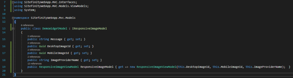 Sitefinity - Implement your interface on your model