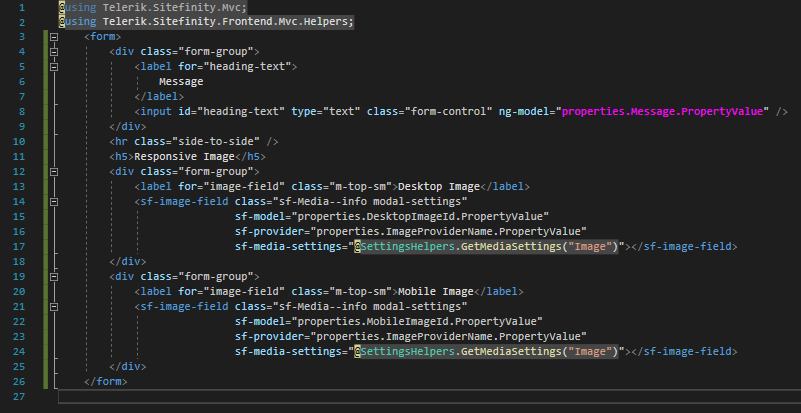 Sitefinity - Setup your designer view