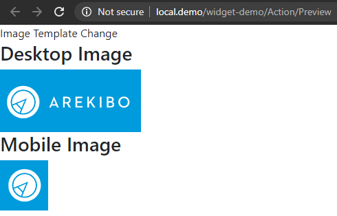 Sitefinity - Widget Display