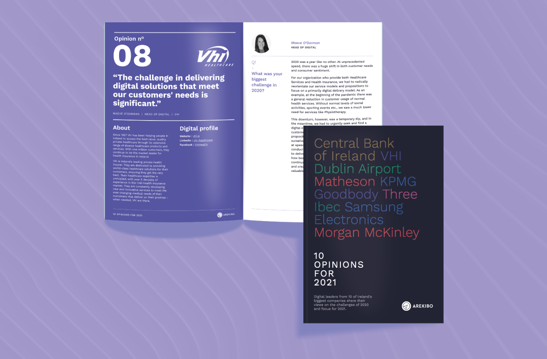 Interview with Maeve O’Gorman, Head of Digital at Vhi. Interview with Maeve O’Gorman, Head of Digital at Vhi.